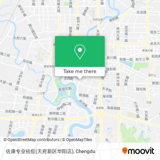 佐康专业祛痘(天府新区华阳店) map