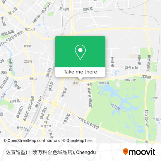 佐宣造型(十陵万科金色城品店) map