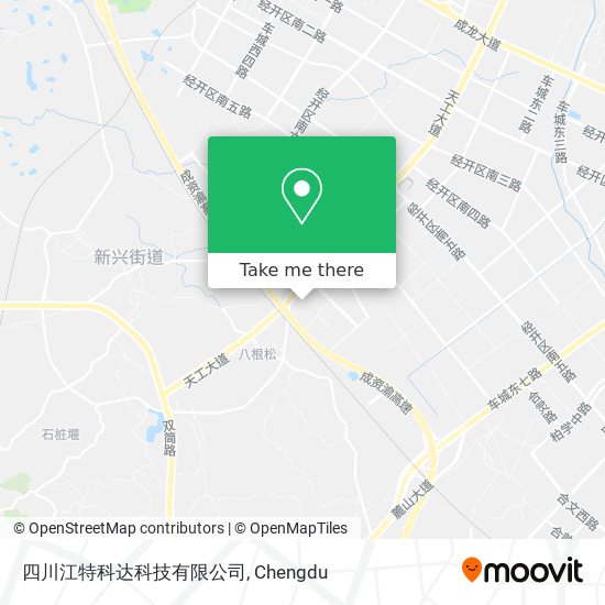 四川江特科达科技有限公司 map