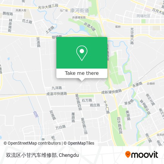 双流区小甘汽车维修部 map