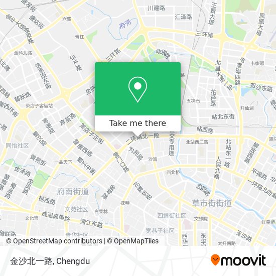 金沙北一路 map