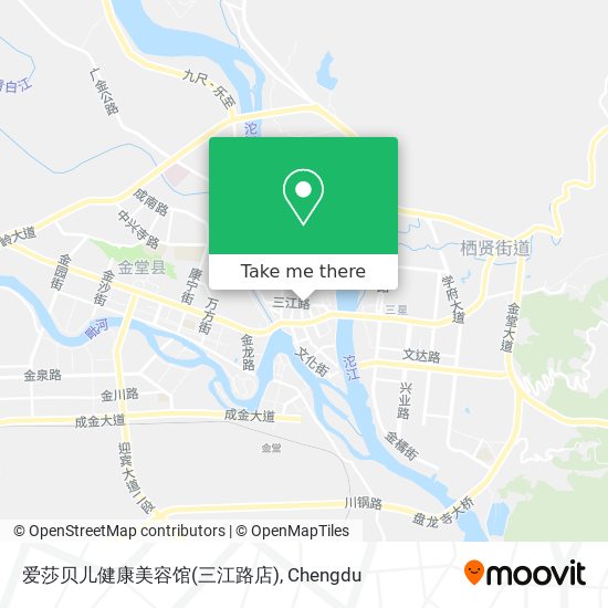 爱莎贝儿健康美容馆(三江路店) map