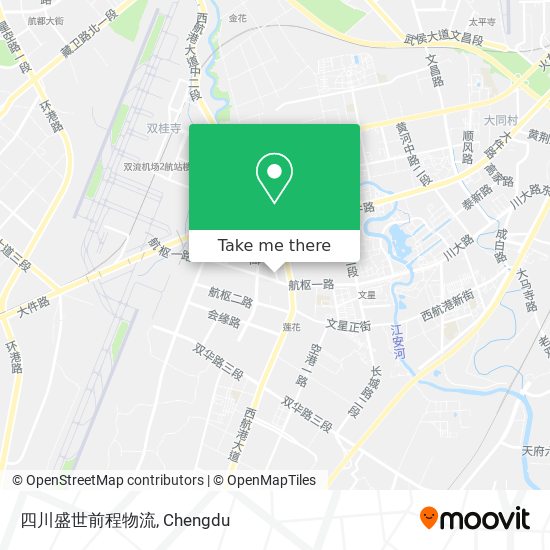 四川盛世前程物流 map