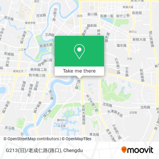 G213(旧)/老成仁路(路口) map