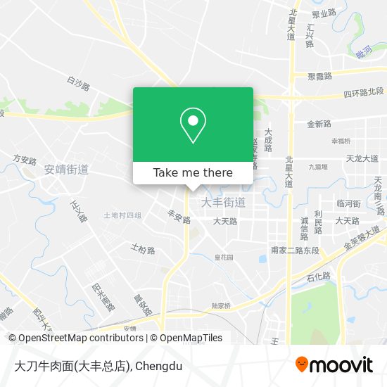 大刀牛肉面(大丰总店) map