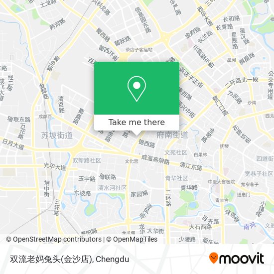 双流老妈兔头(金沙店) map