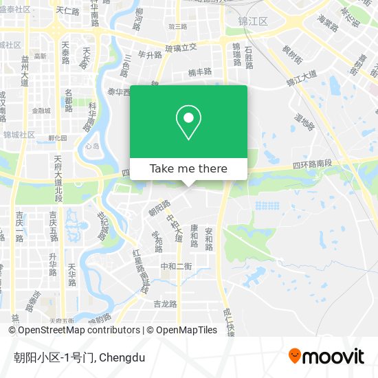 朝阳小区-1号门 map