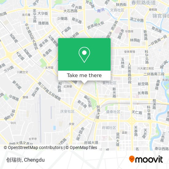 创瑞街 map