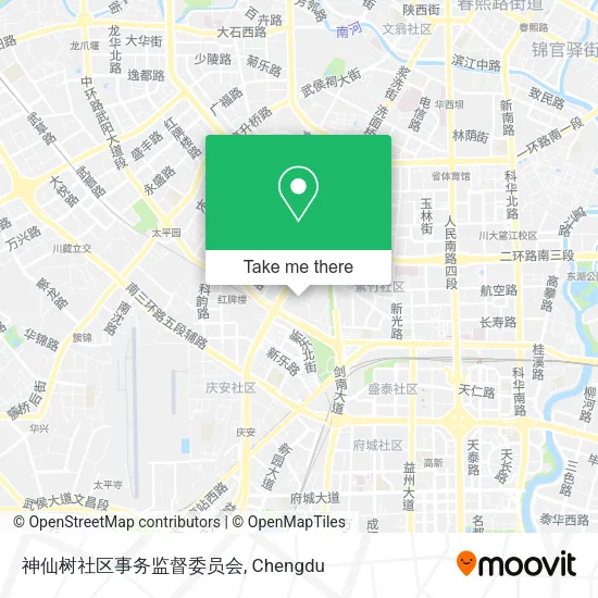 神仙树社区事务监督委员会 map