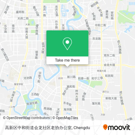 高新区中和街道会龙社区老协办公室 map