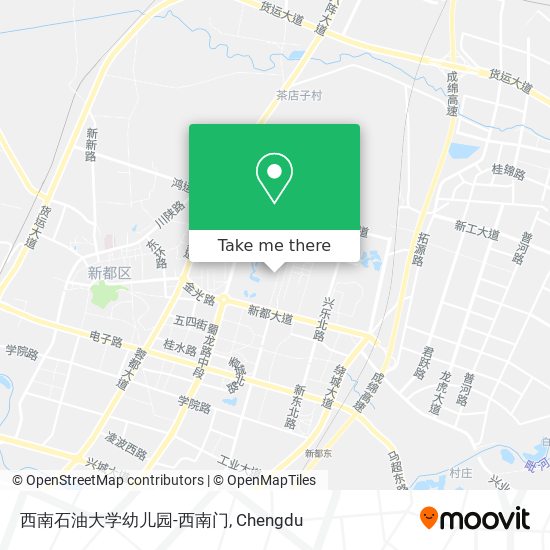 西南石油大学幼儿园-西南门 map
