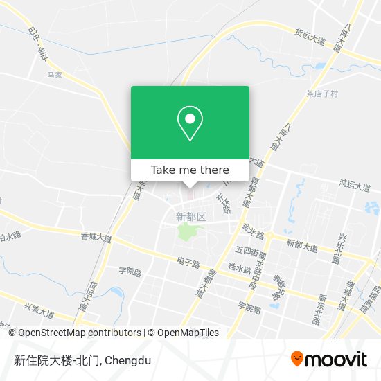 新住院大楼-北门 map