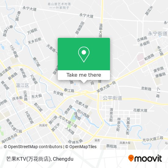 芒果KTV(万花街店) map
