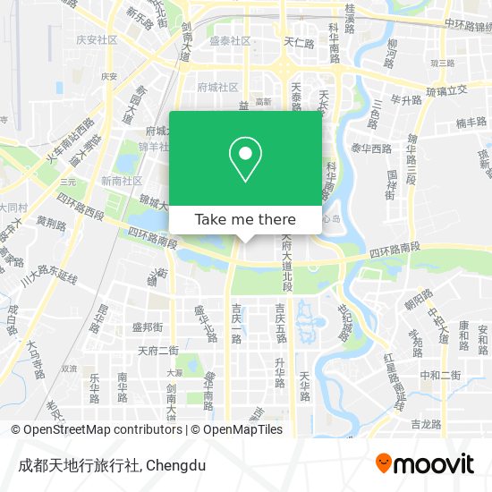成都天地行旅行社 map