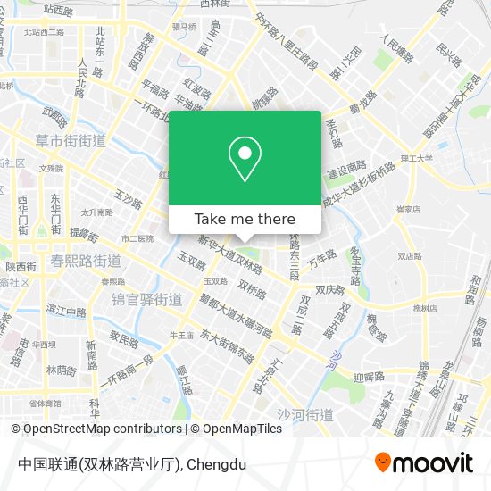 中国联通(双林路营业厅) map