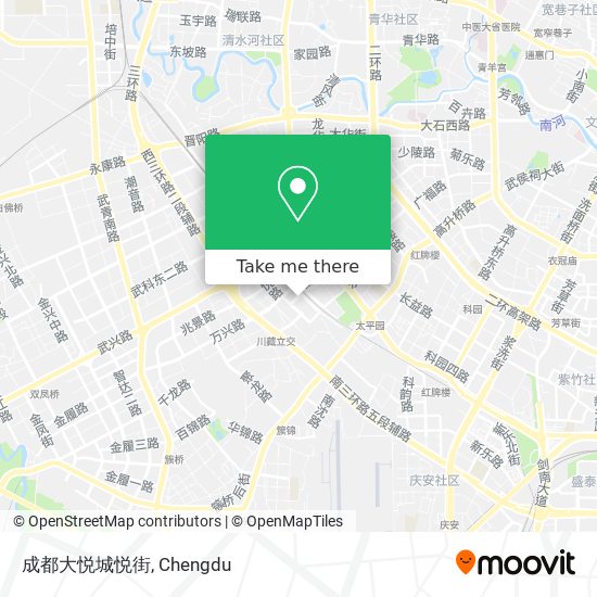 成都大悦城悦街 map
