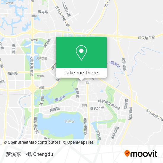 梦溪东一街 map