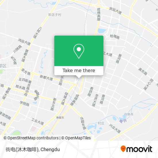街电(沐木咖啡) map