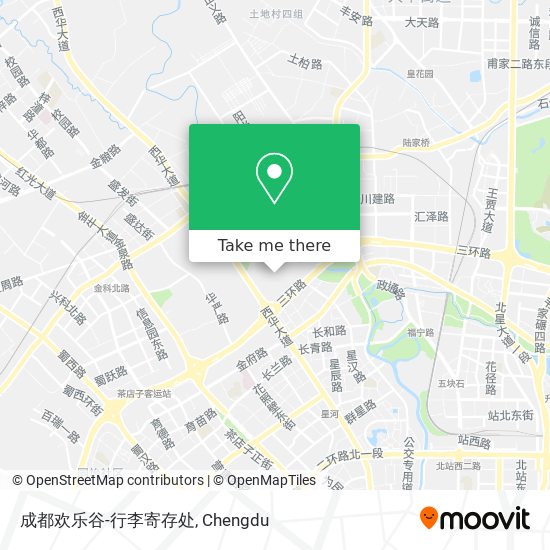 成都欢乐谷-行李寄存处 map