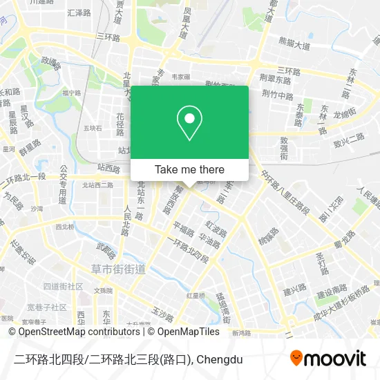 二环路北四段/二环路北三段(路口) map