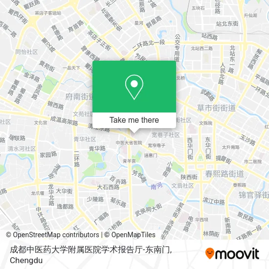 成都中医药大学附属医院学术报告厅-东南门 map