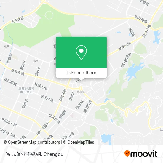 富成蓬业不锈钢 map
