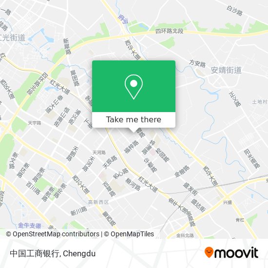 中国工商银行 map