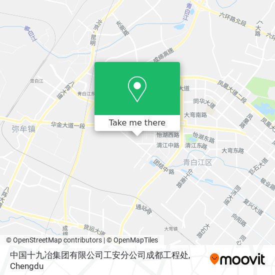 中国十九冶集团有限公司工安分公司成都工程处 map