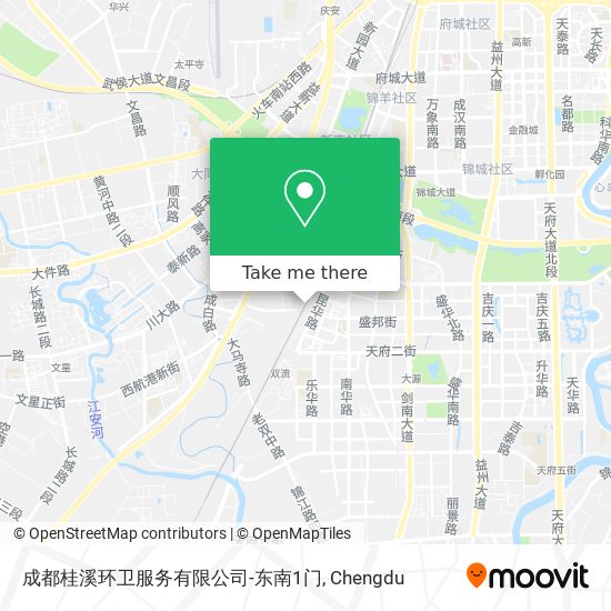 成都桂溪环卫服务有限公司-东南1门 map