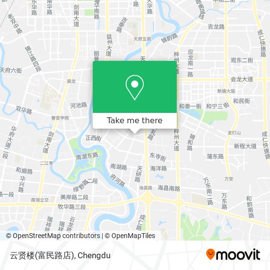 云贤楼(富民路店) map