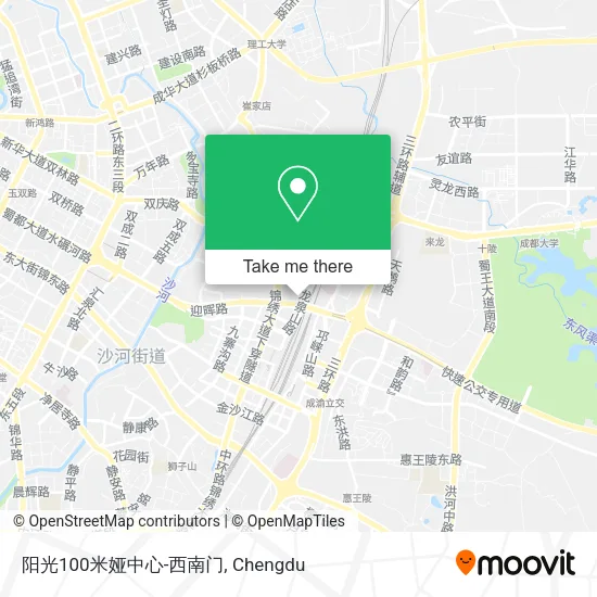 阳光100米娅中心-西南门 map