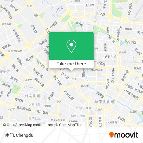 南门 map