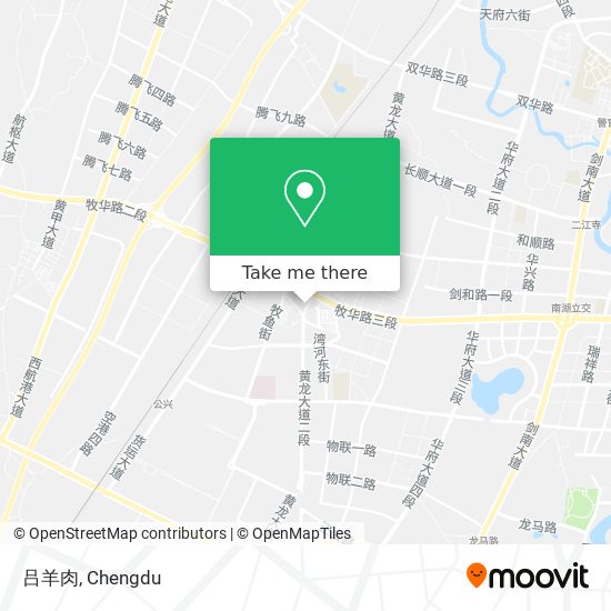 吕羊肉 map