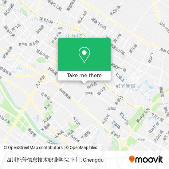 四川托普信息技术职业学院-南门 map