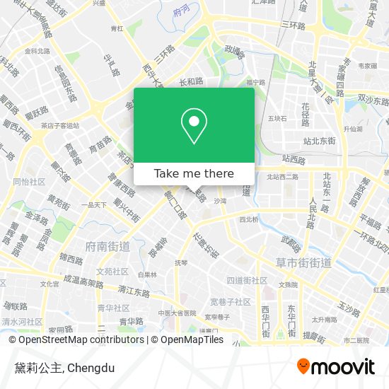 黛莉公主 map