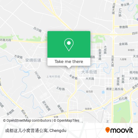 成都这儿小窝普通公寓 map