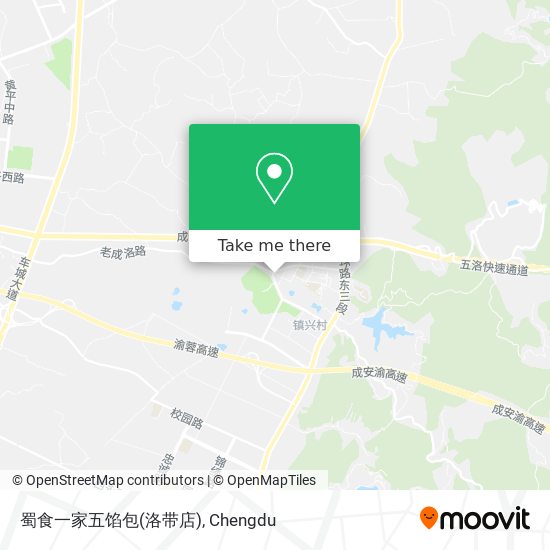 蜀食一家五馅包(洛带店) map