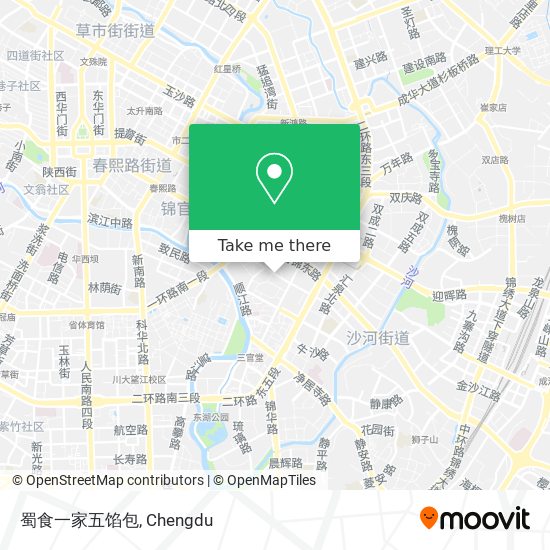 蜀食一家五馅包 map