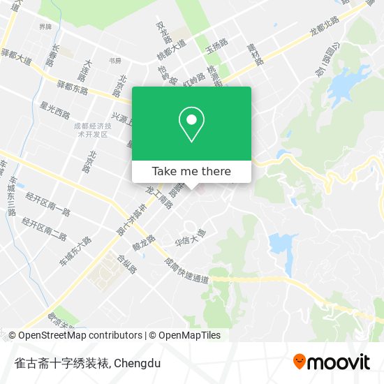 雀古斋十字绣装裱 map