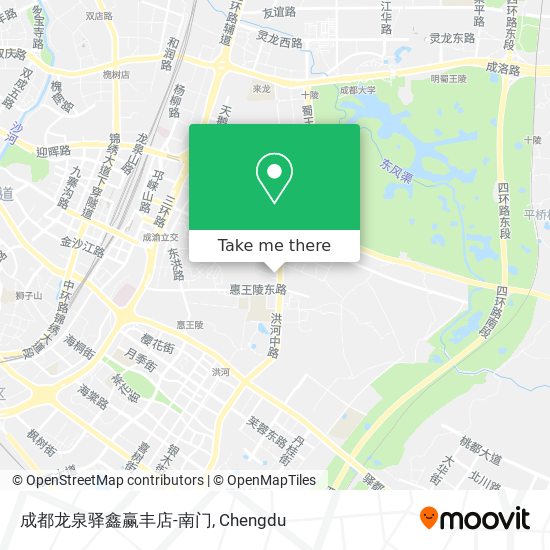 成都龙泉驿鑫赢丰店-南门 map