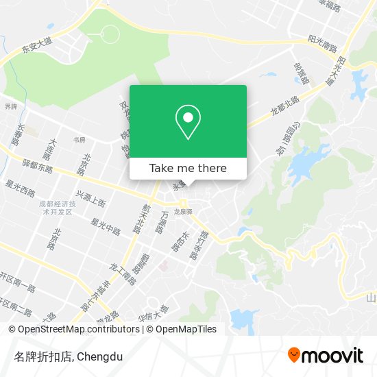 名牌折扣店 map