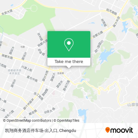 凯翔商务酒店停车场-出入口 map