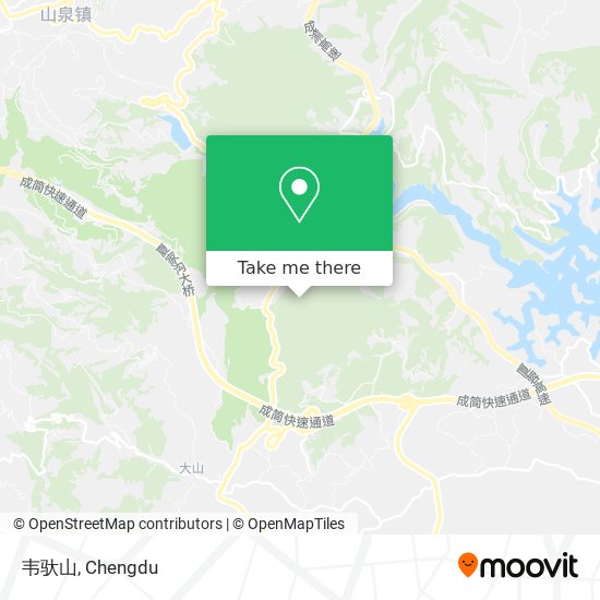 韦驮山 map