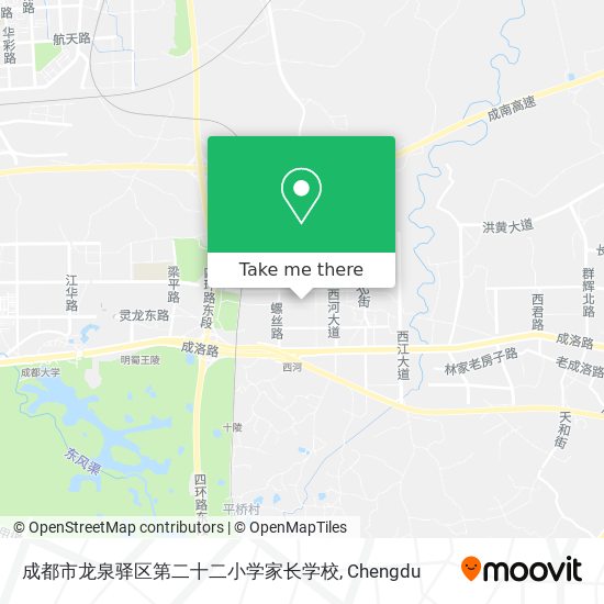 成都市龙泉驿区第二十二小学家长学校 map