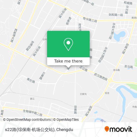 s22路(综保南-机场公交站) map