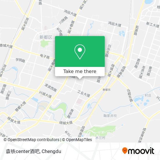 森铁center酒吧 map