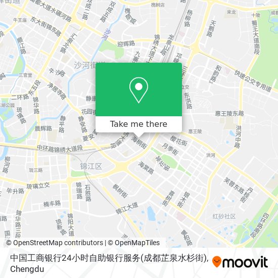 中国工商银行24小时自助银行服务(成都芷泉水杉街) map