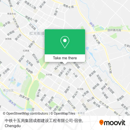 中铁十五局集团成都建设工程有限公司-宿舍 map