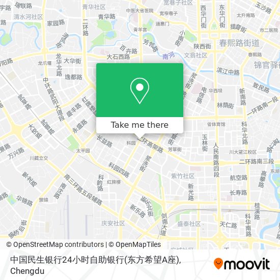 中国民生银行24小时自助银行(东方希望A座) map