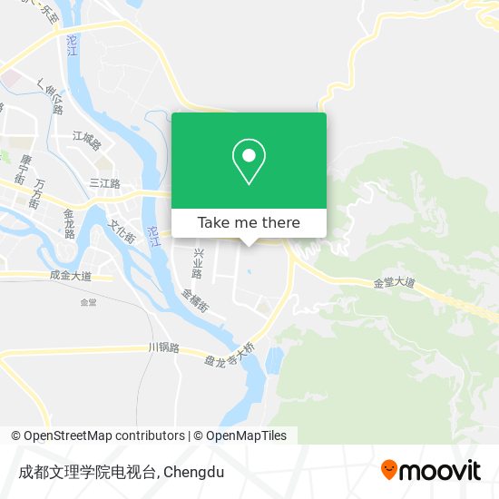 成都文理学院电视台 map